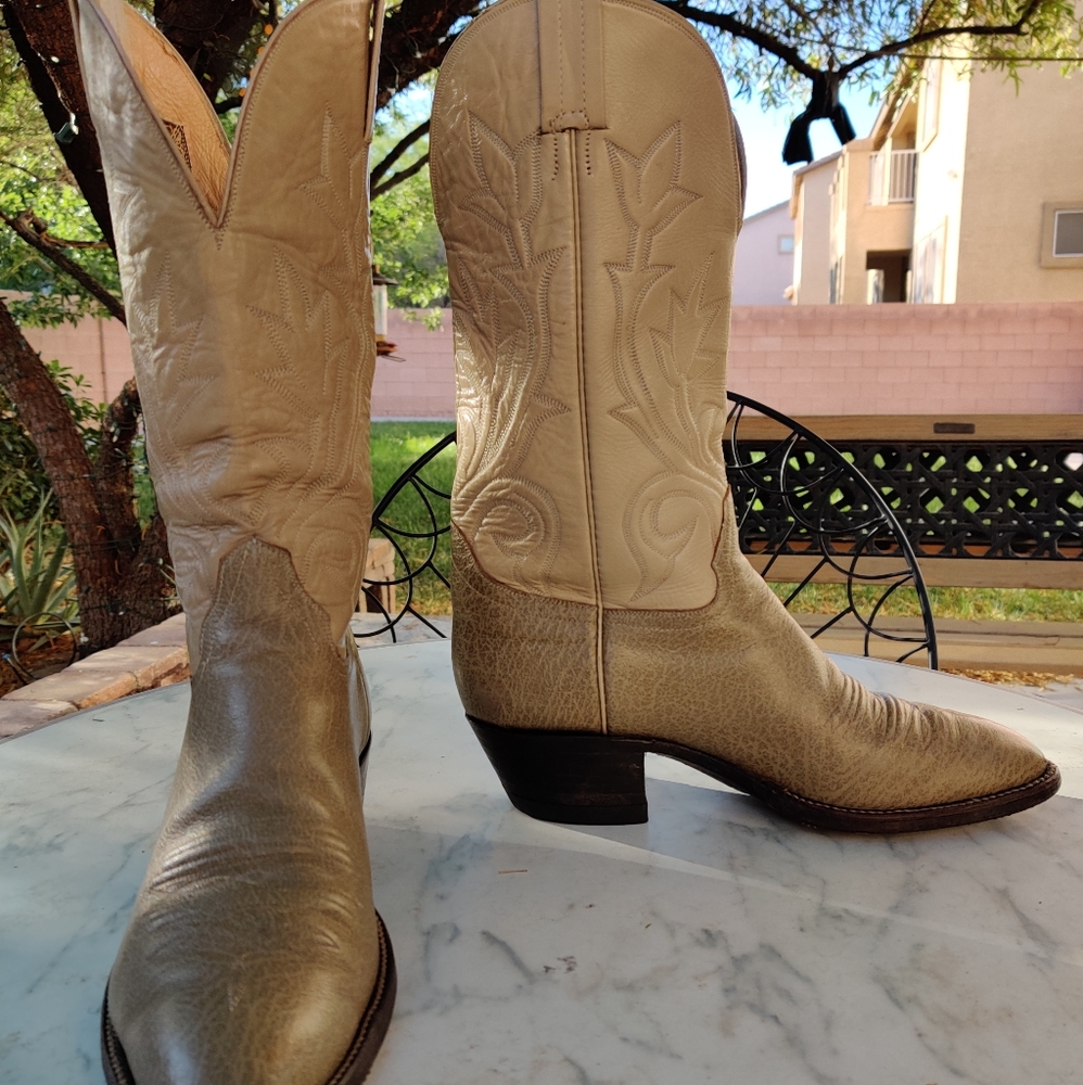 Vintage men bullhide Hondo boots